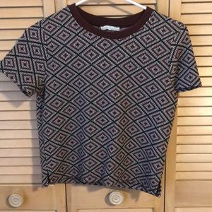 Asymmetrical zara shirt